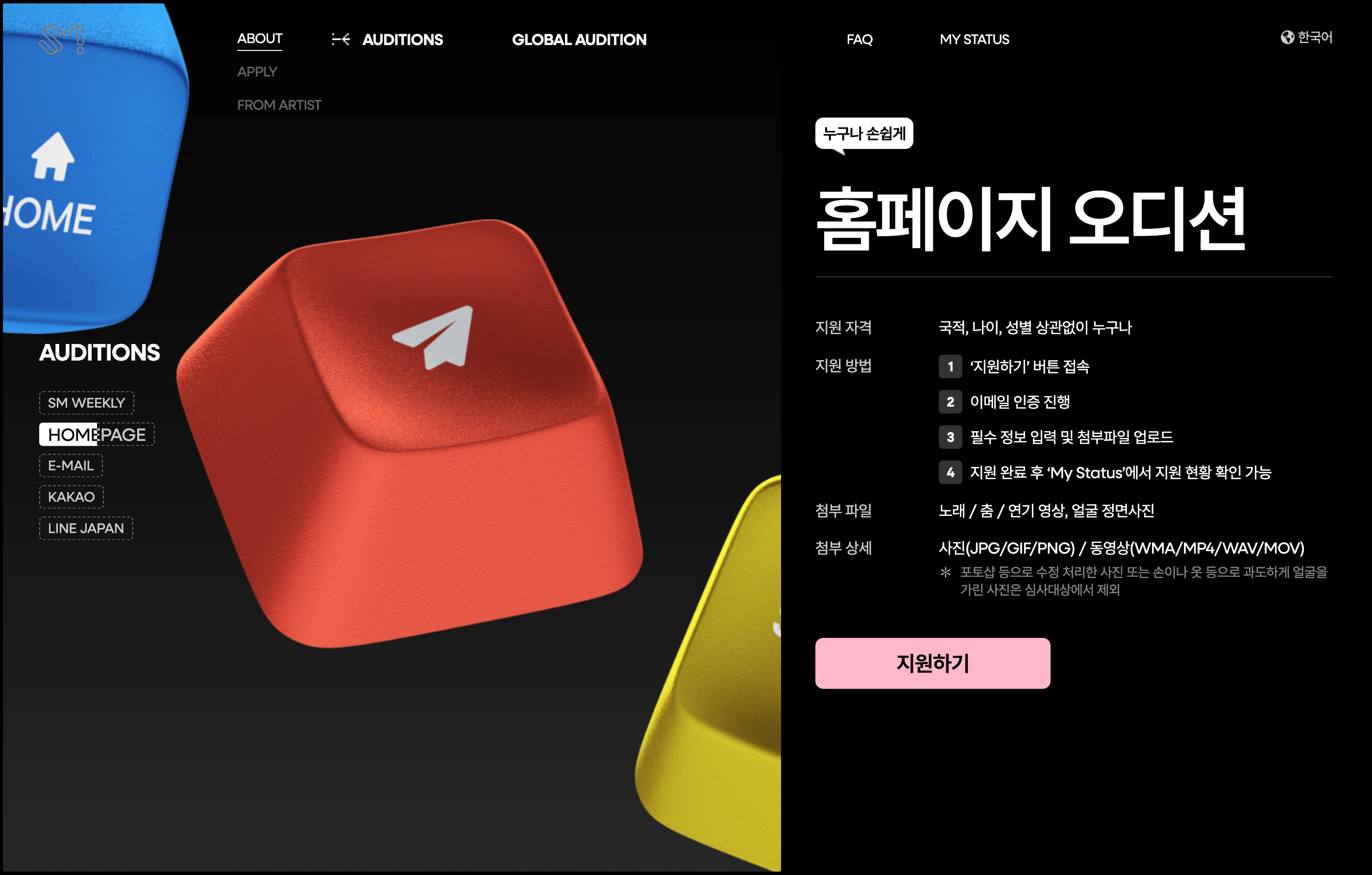 SM 오디션